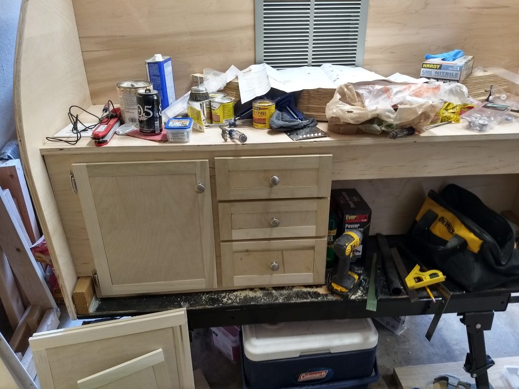 galley cabinets and drawers